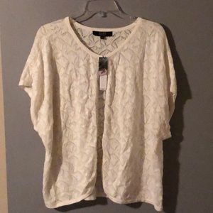 White Light Weight Knit Sweater